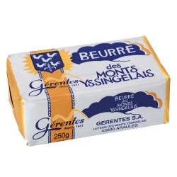 Beurre Doux des Monts Yssingelais 250 gr - Gérentes